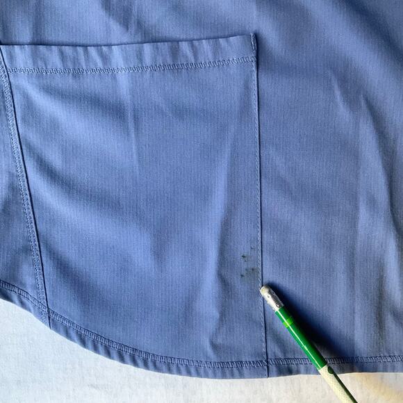 Sketchers Women’s Short Sleeve V-neck  Nurse Blouse Size S, Light Blue - Picture 8 of 8